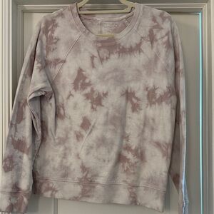 Athleta Mauve Tie-Dye Sweatshirt